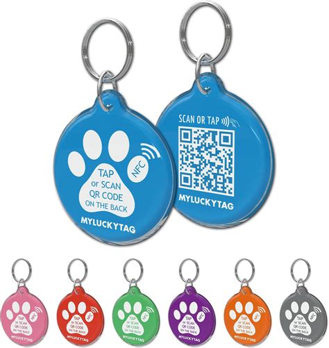 Premium NFC & QR Code Smart Dog ID Tag 